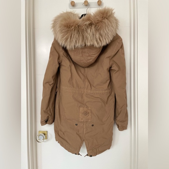 Mr. & Mrs. Tan Fur trimmed parka - Picture 5 of 5